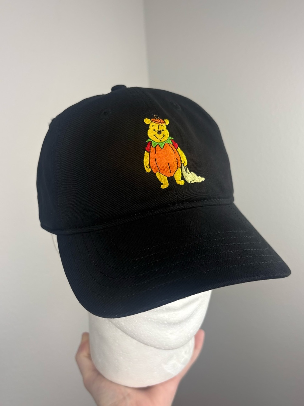 Disney Winnie the Pooh Pumpkin Pooh Bear Ball Cap